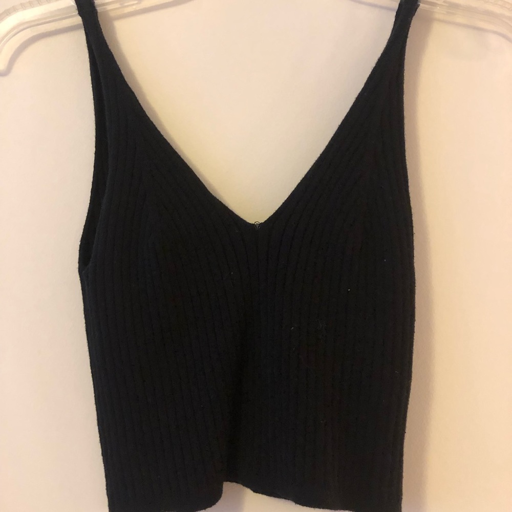 black tank top